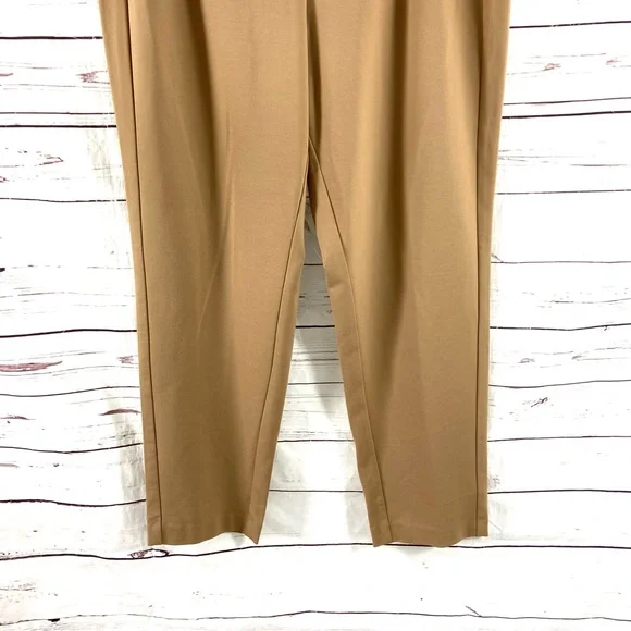 J. Jill Pants Women’s XL Camel Brown Pull On Stretch Ponte - Picture 3 of 13